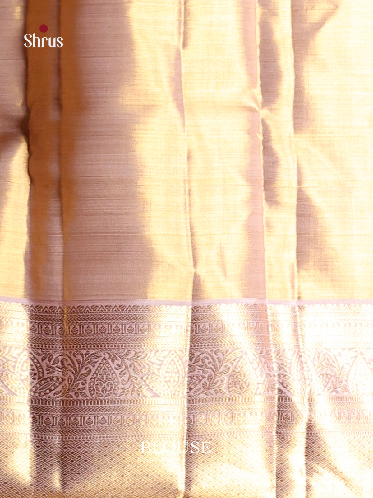 full golden Kanchipuram silk Saree -2