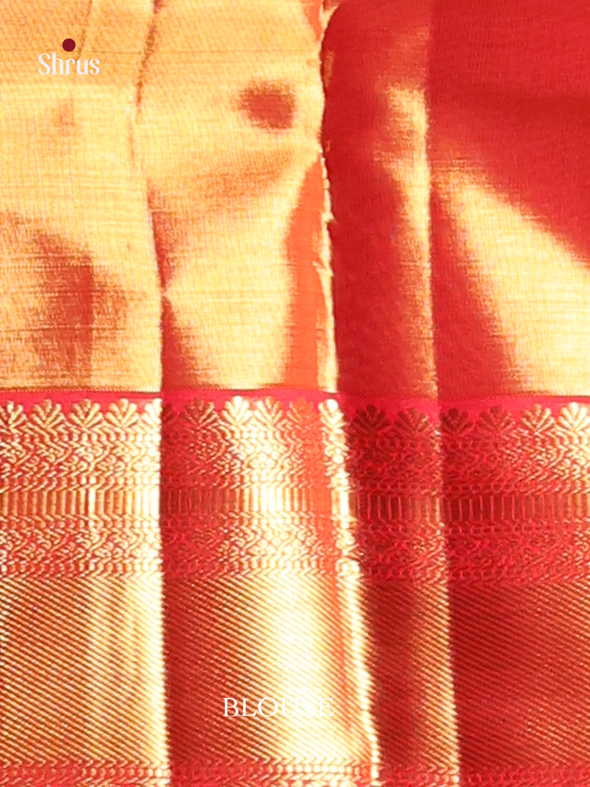 Exquisite Red Kanjivaram Silk Saree With Floral Nestled Brocade Body & Zari Pallu 2