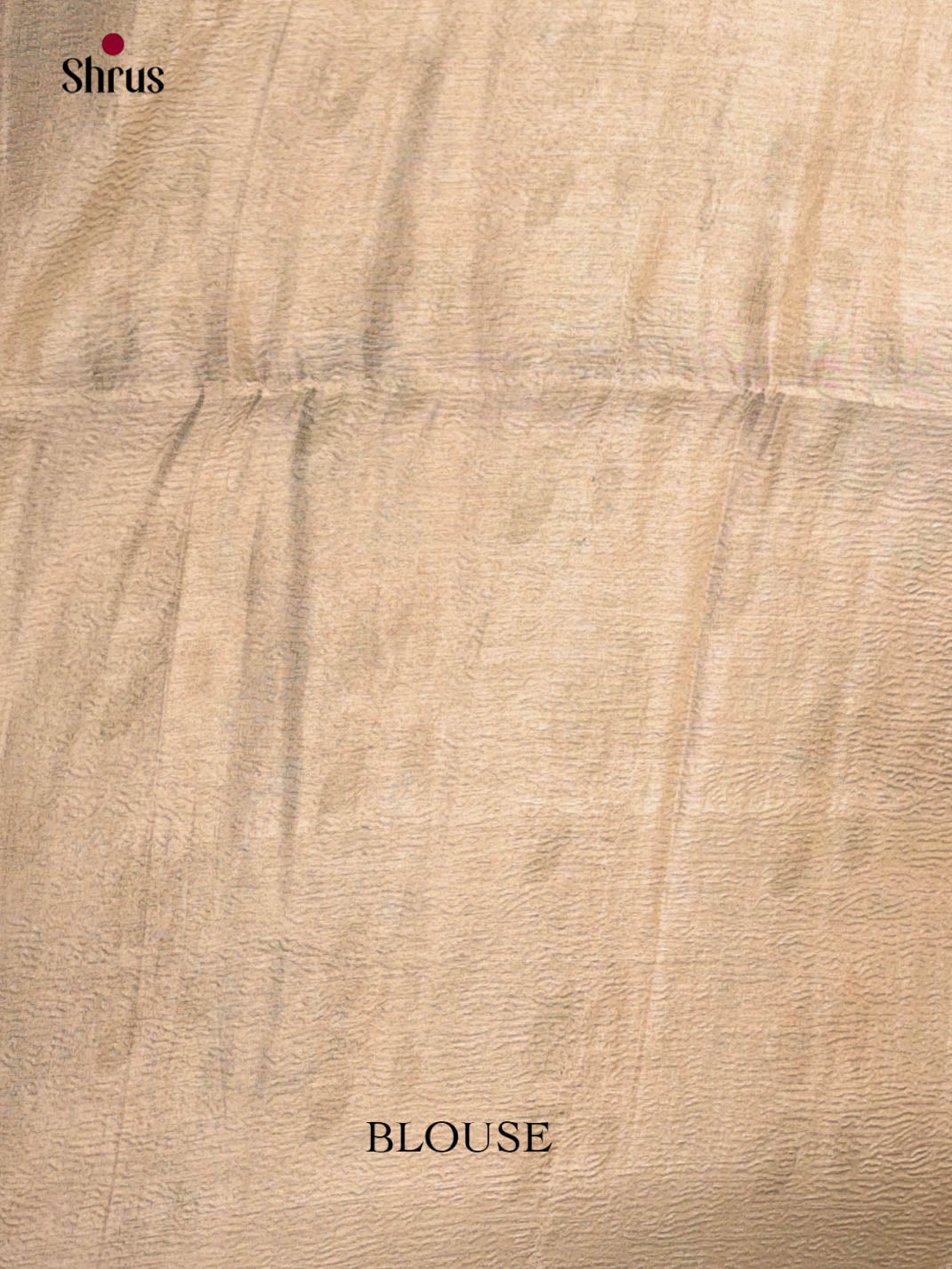 Cream- Bamboo silk Saree