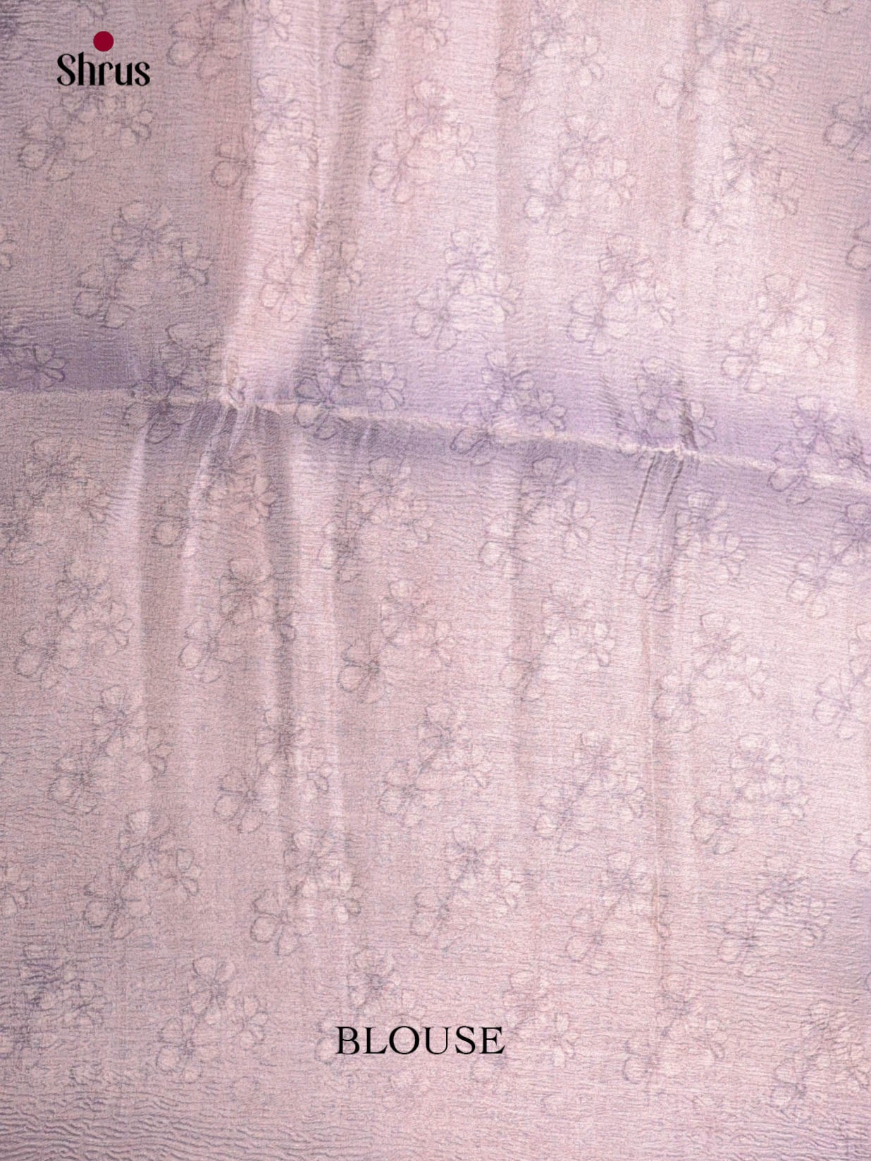 Purple- Bamboo silk Saree