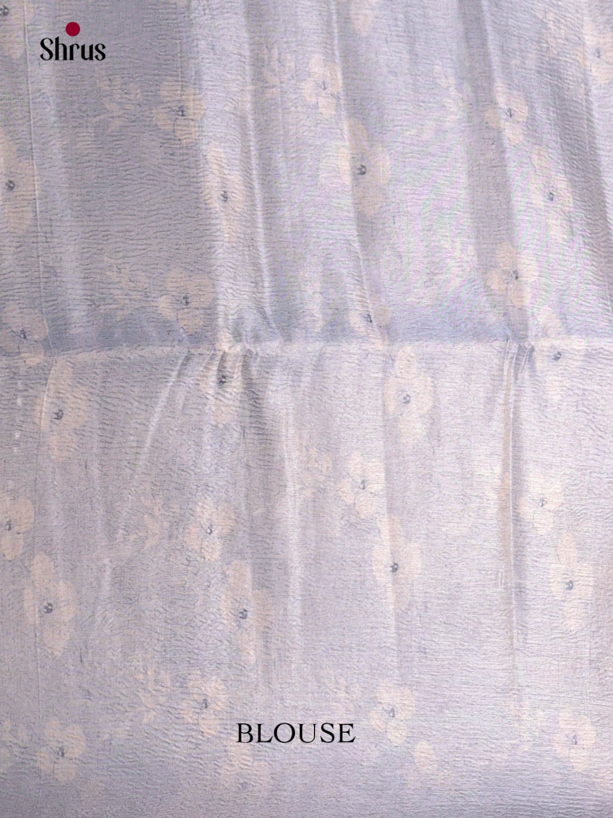 Light Blue - Bamboo silk Saree