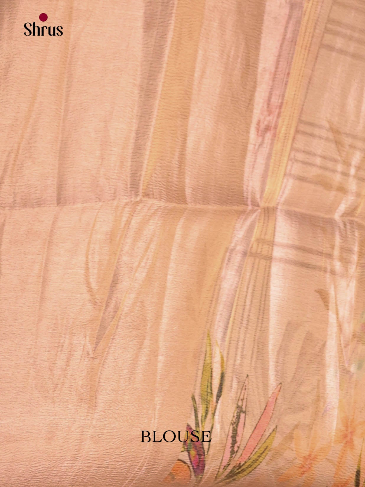Dusty Brown- Bamboo silk Saree