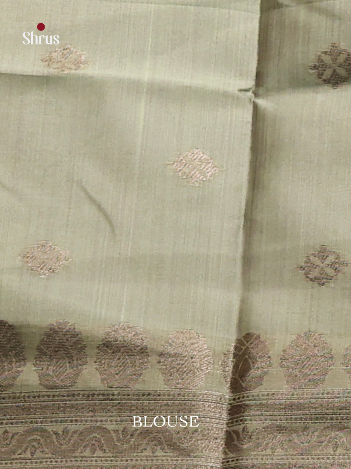 Grey Green- Semi Tussar Saree