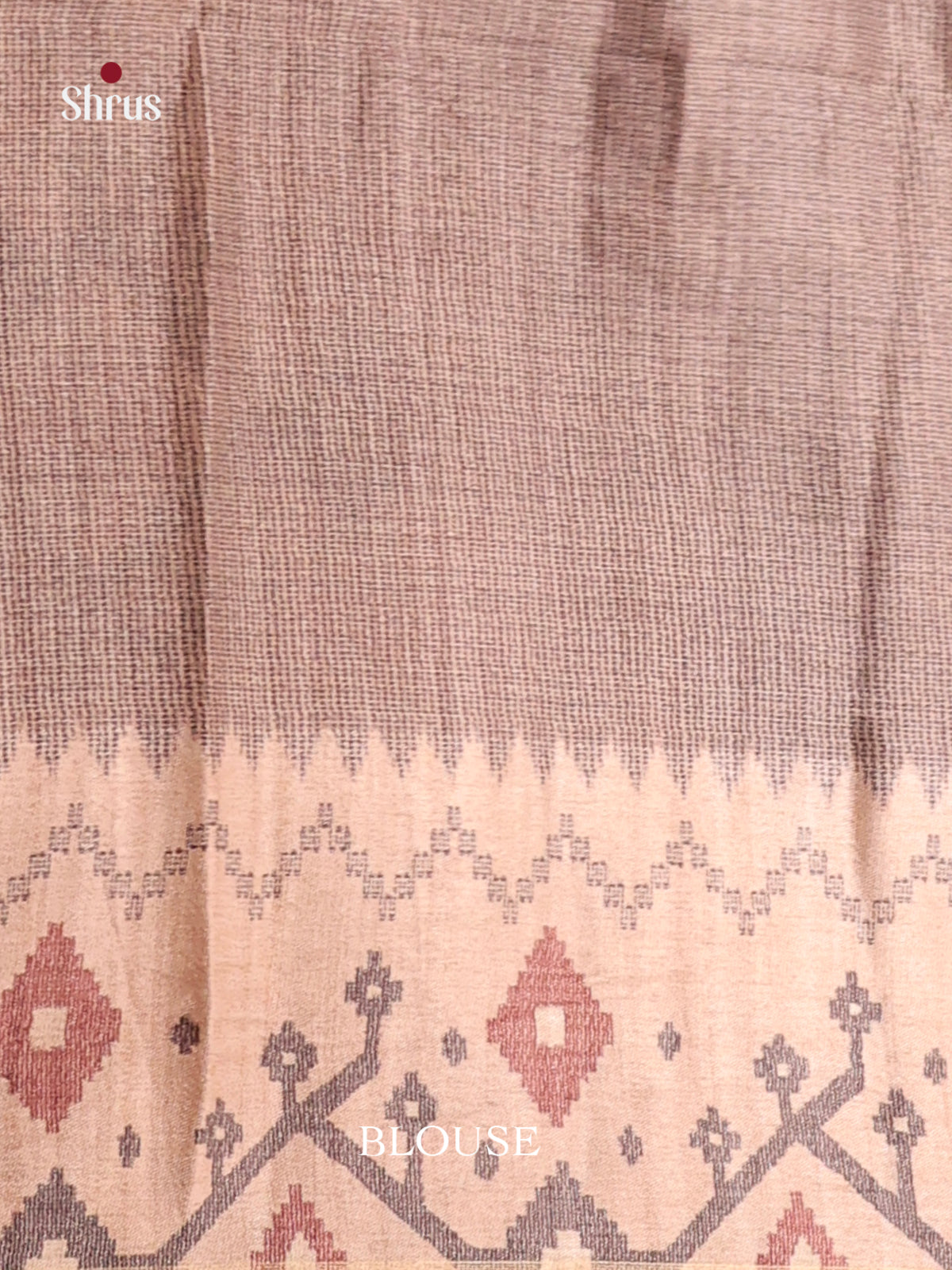 Grey & Cream- Moonga Silk Saree