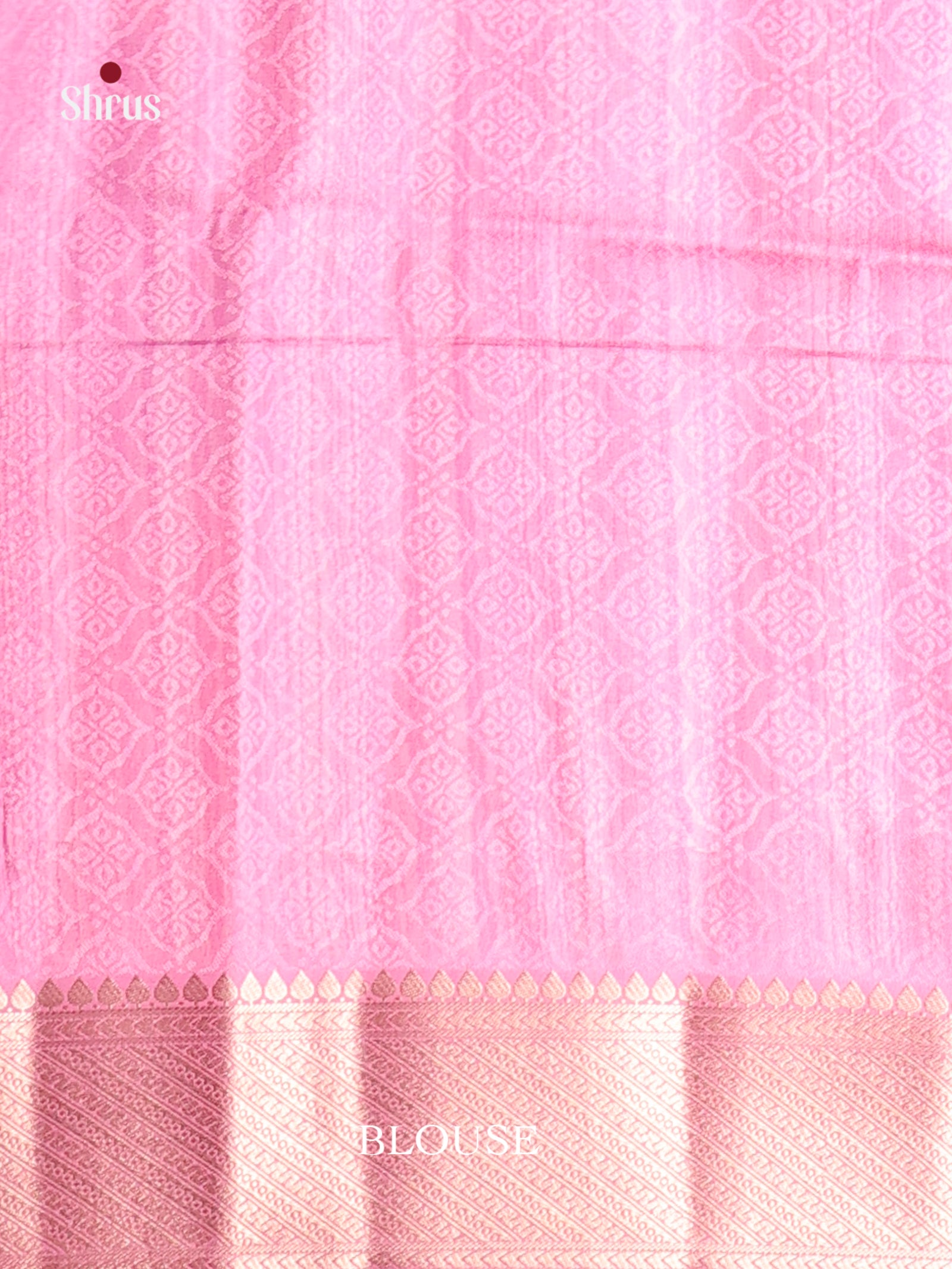 DHS25437 - Printed Semi Tussar Saree