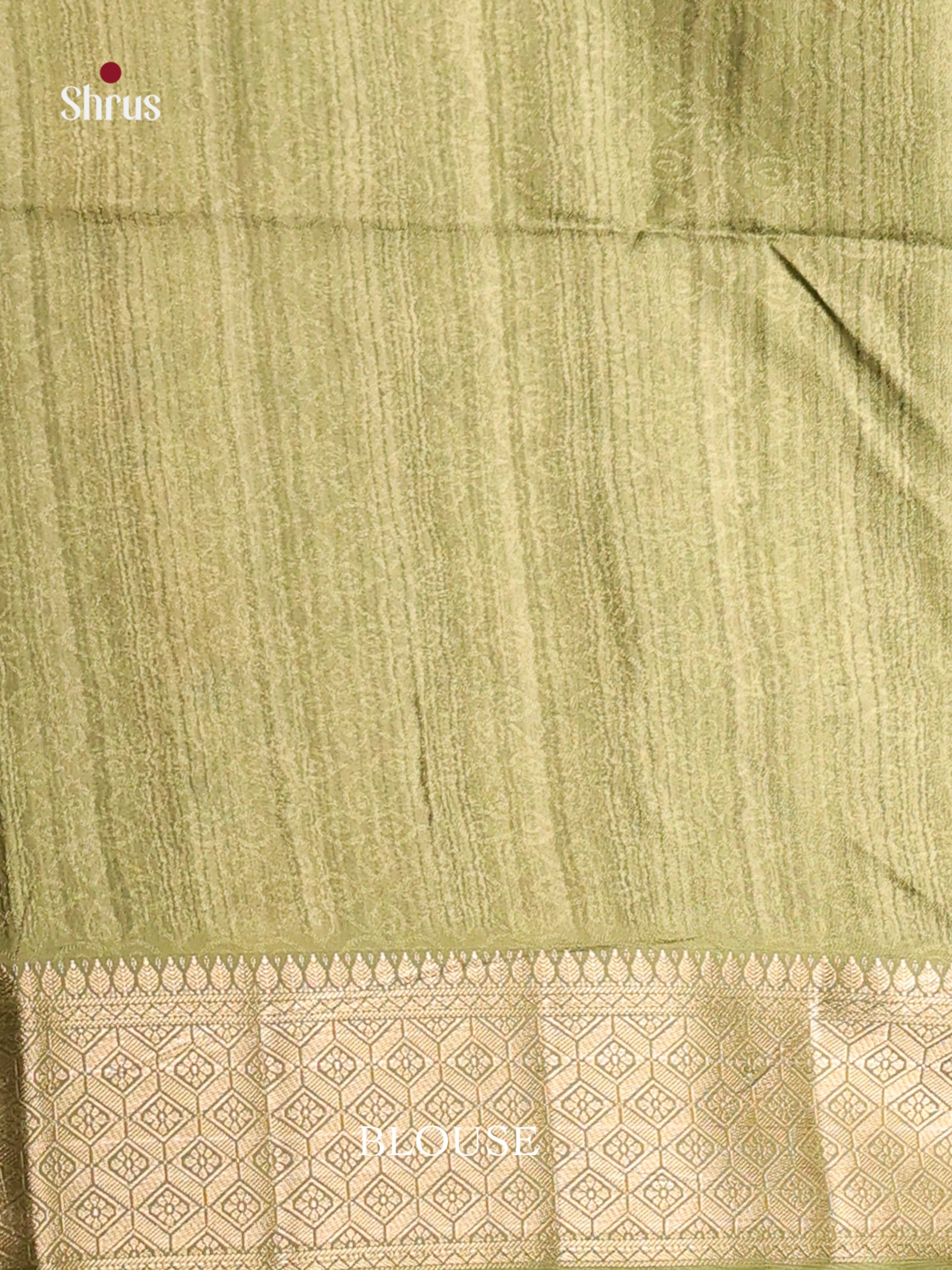 DHS25440 - Printed Semi Tussar Saree