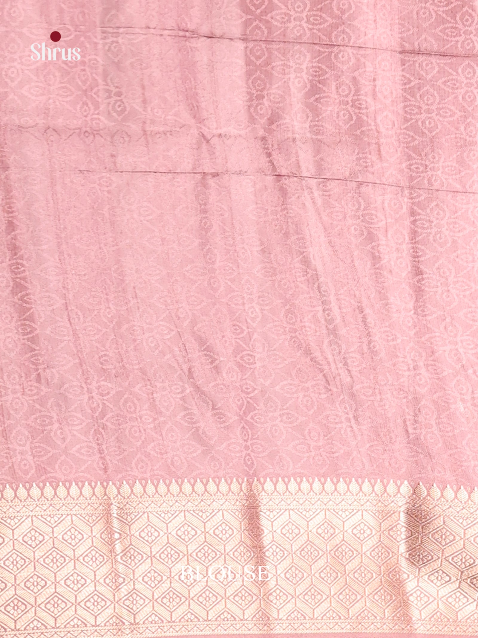 DHS25441 - Printed Semi Tussar Saree