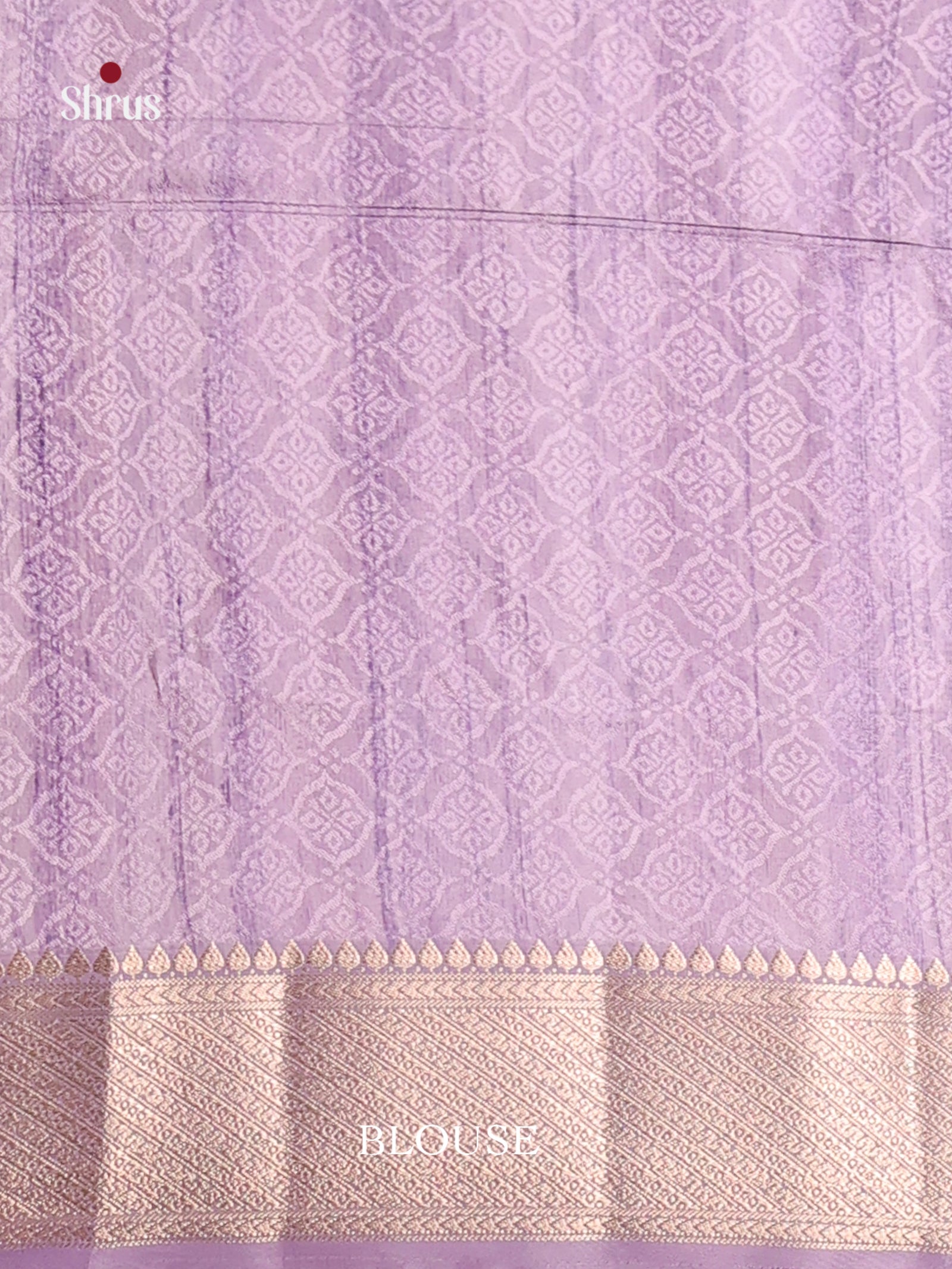 DHS25447 - Printed Semi Tussar Saree