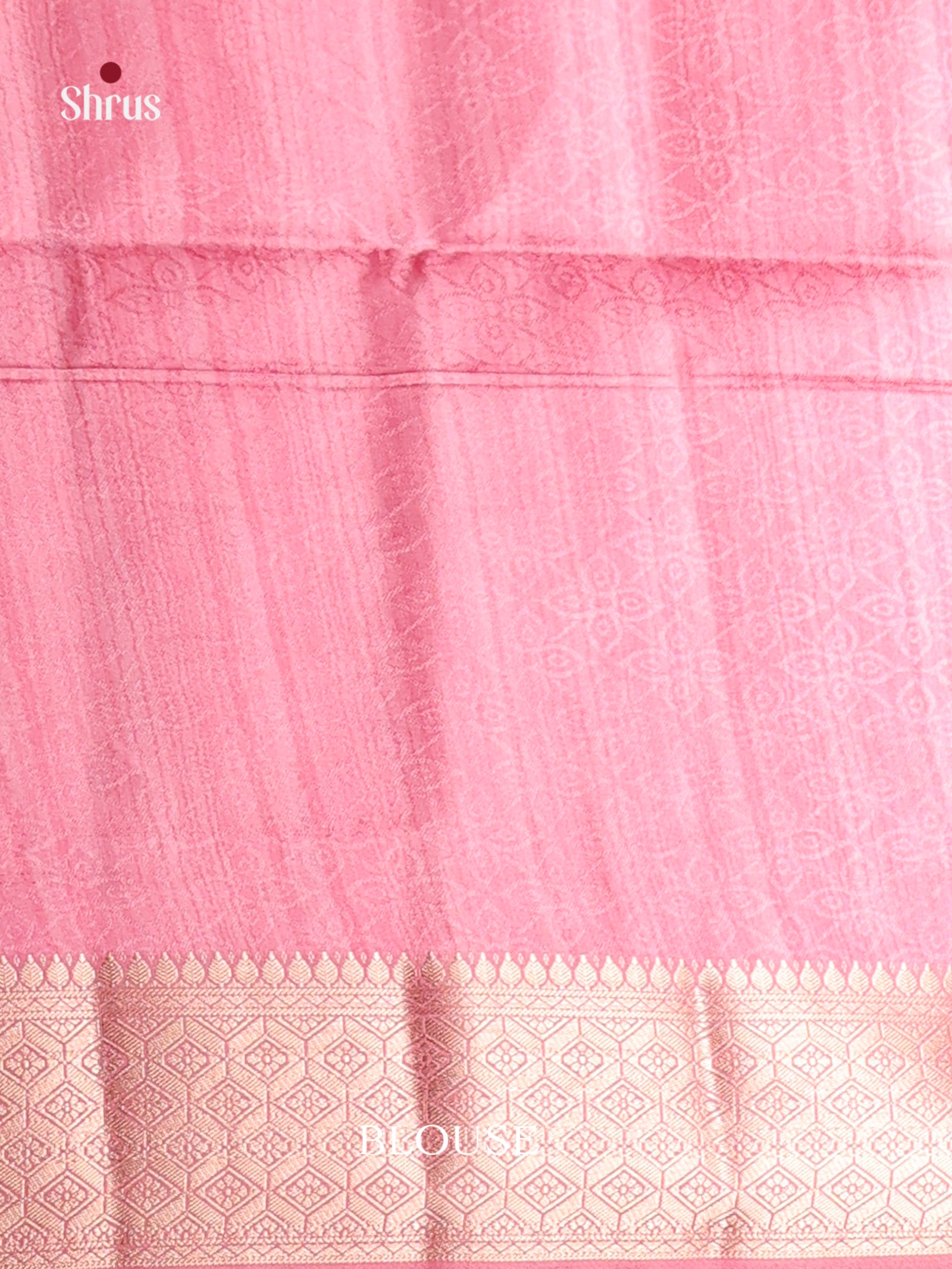 DHS25469 - Printed Semi Tussar Saree