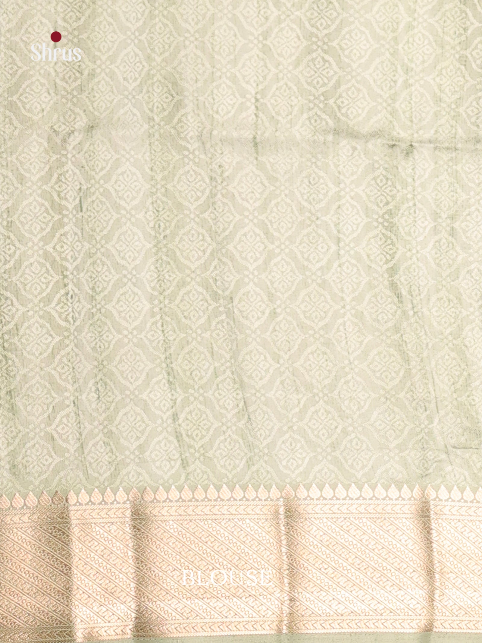 DHS25497 - Printed Semi Tussar Saree