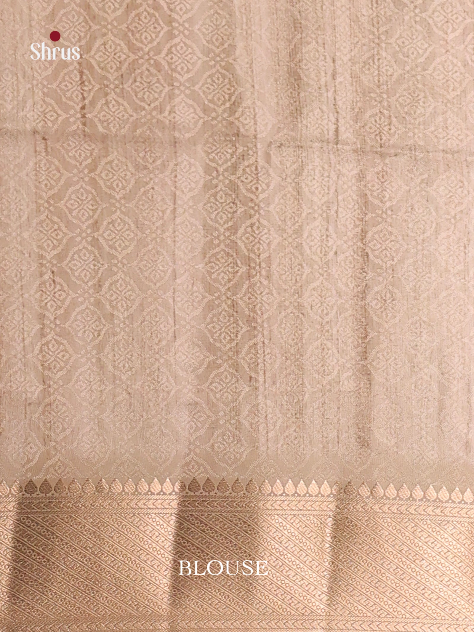 DHS25500 - Printed Semi Tussar Saree