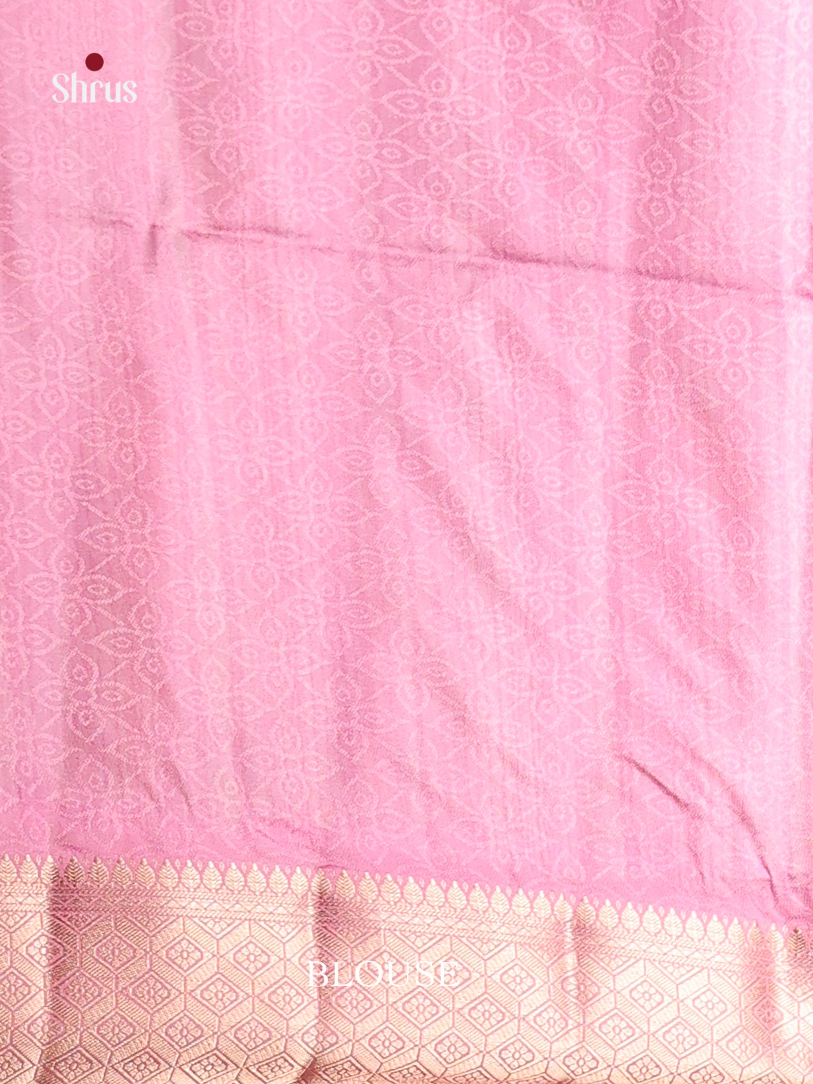 DHS25503 - Printed Semi Tussar Saree