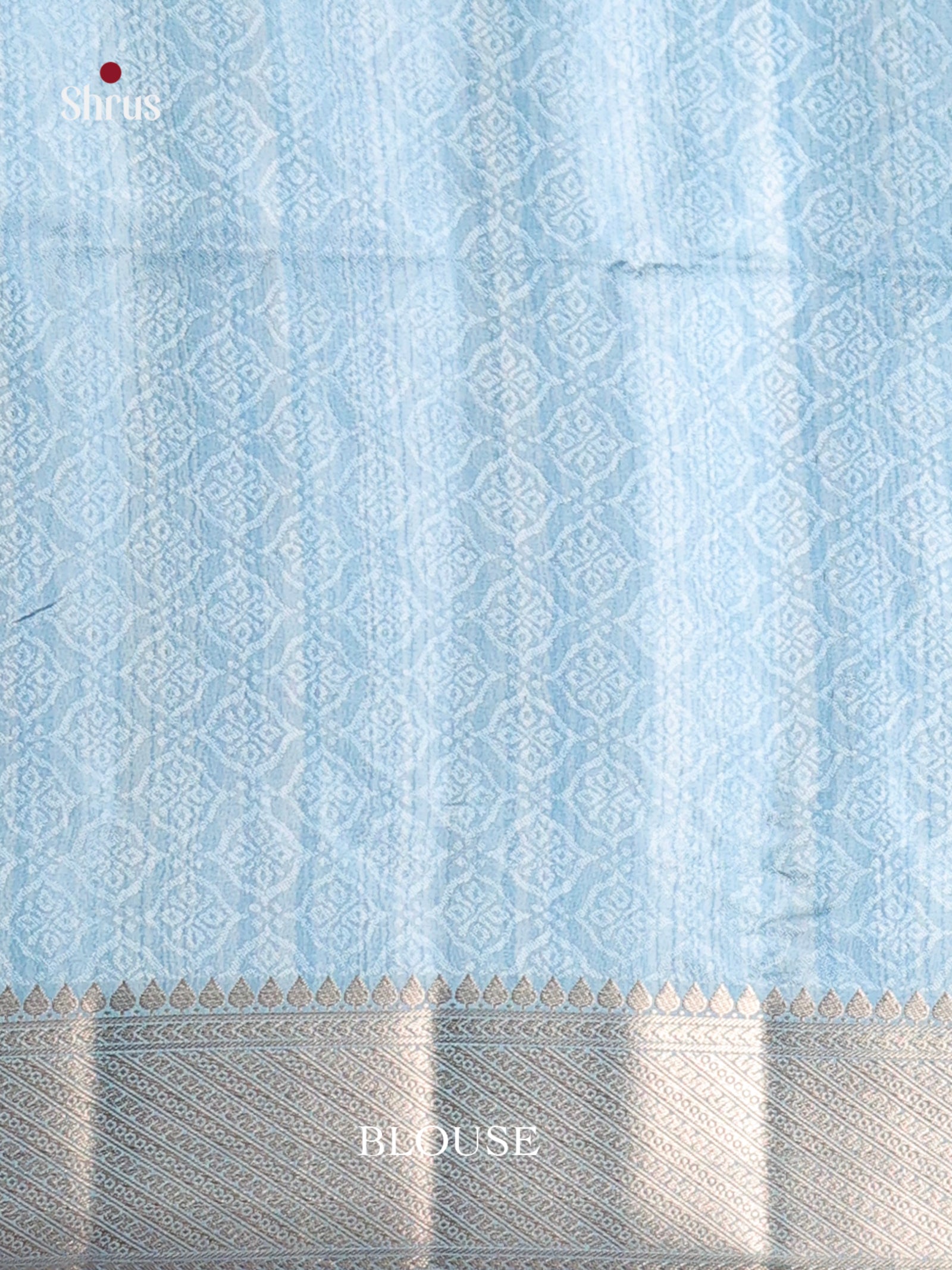 DHS25557 - Printed Semi Tussar Saree