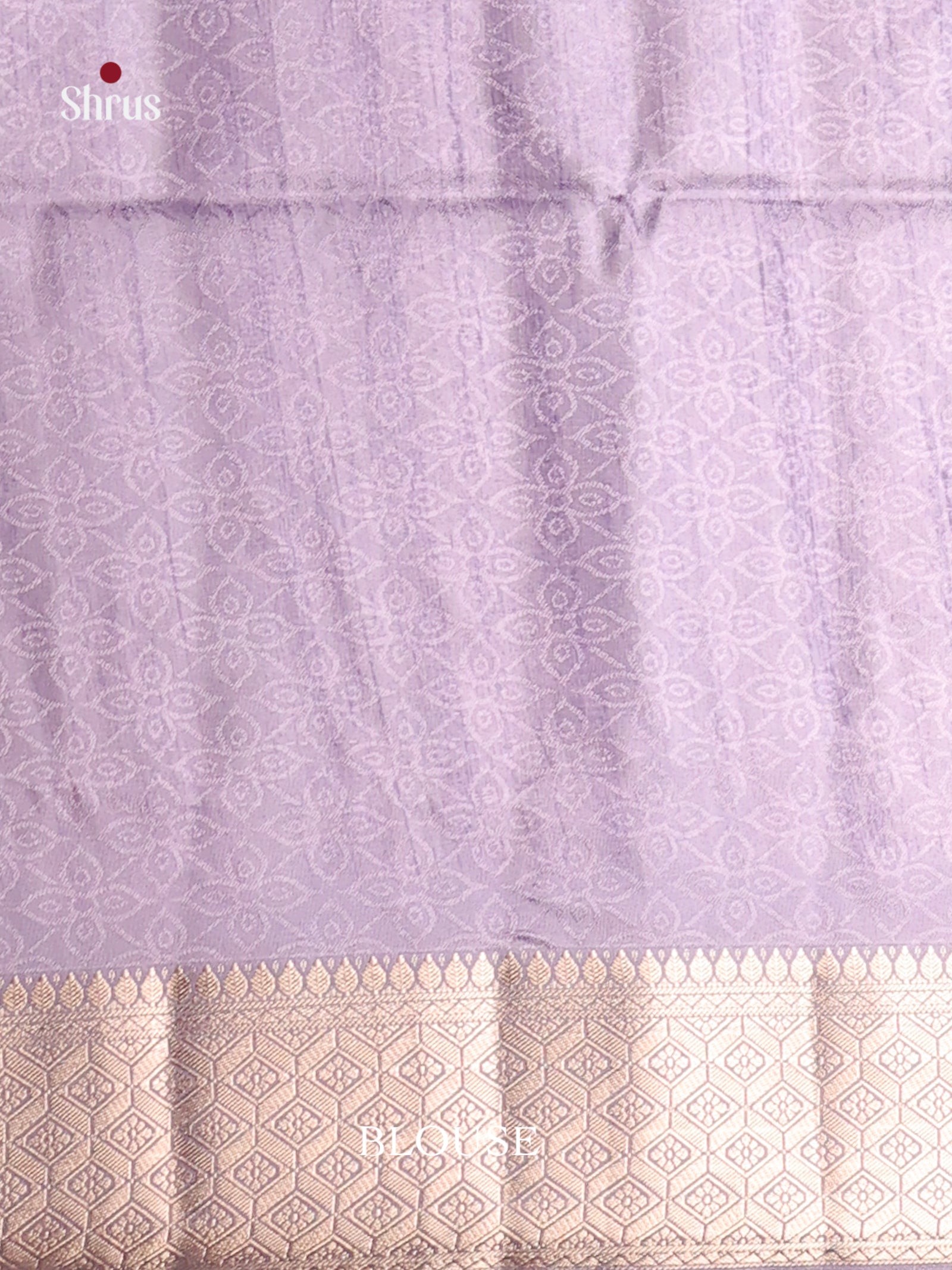 DHS25561 - Printed Semi Tussar Saree