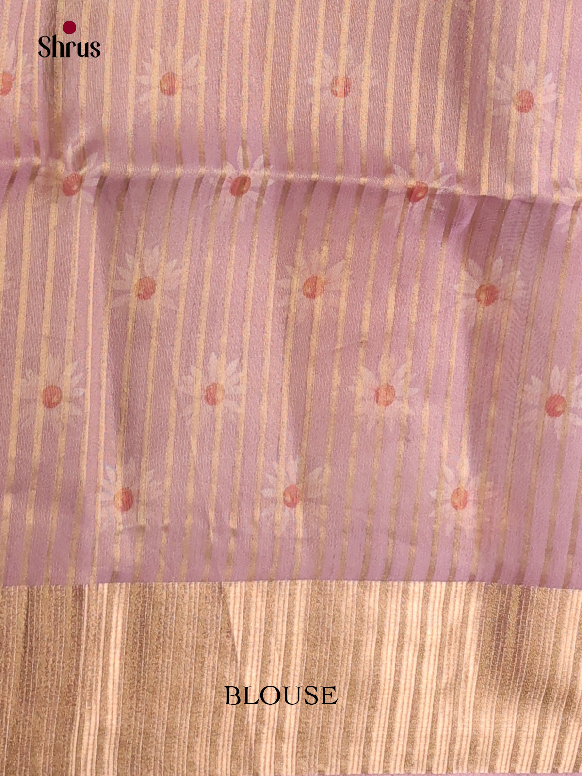 Lavender - Semi Organza Saree - Shop on Shrus.com