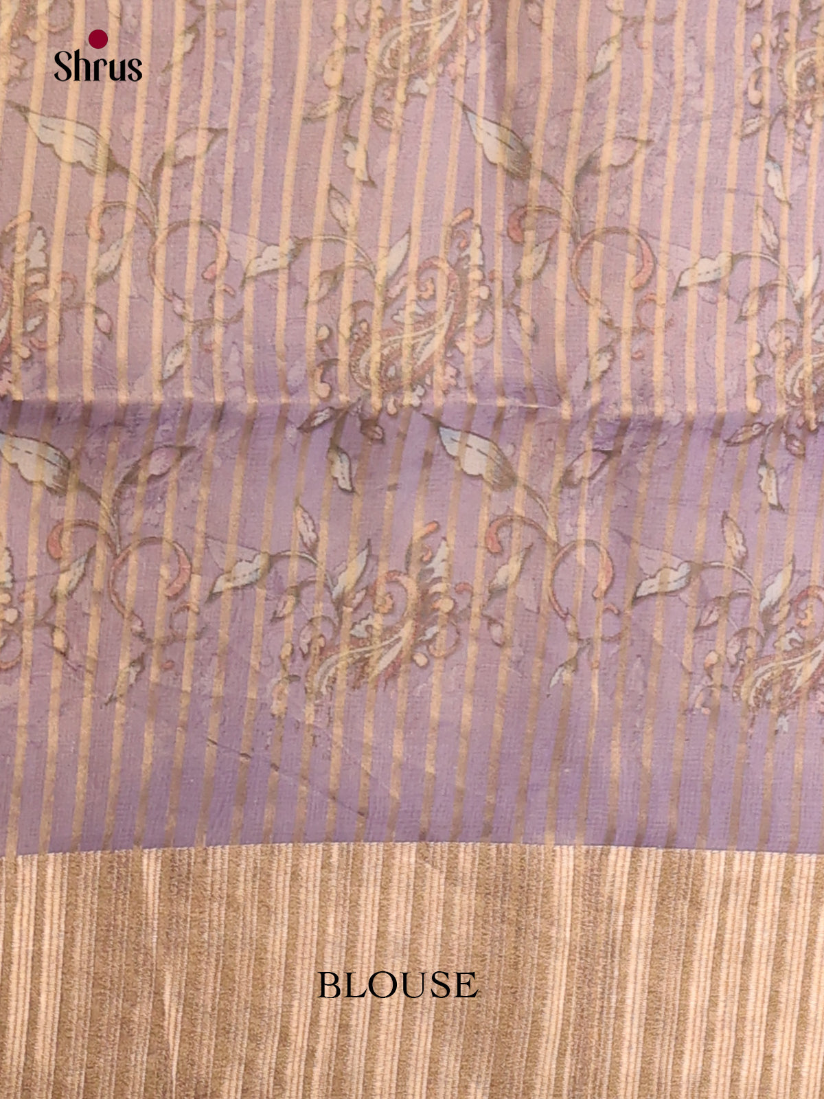 Lilac - Semi Organza Saree