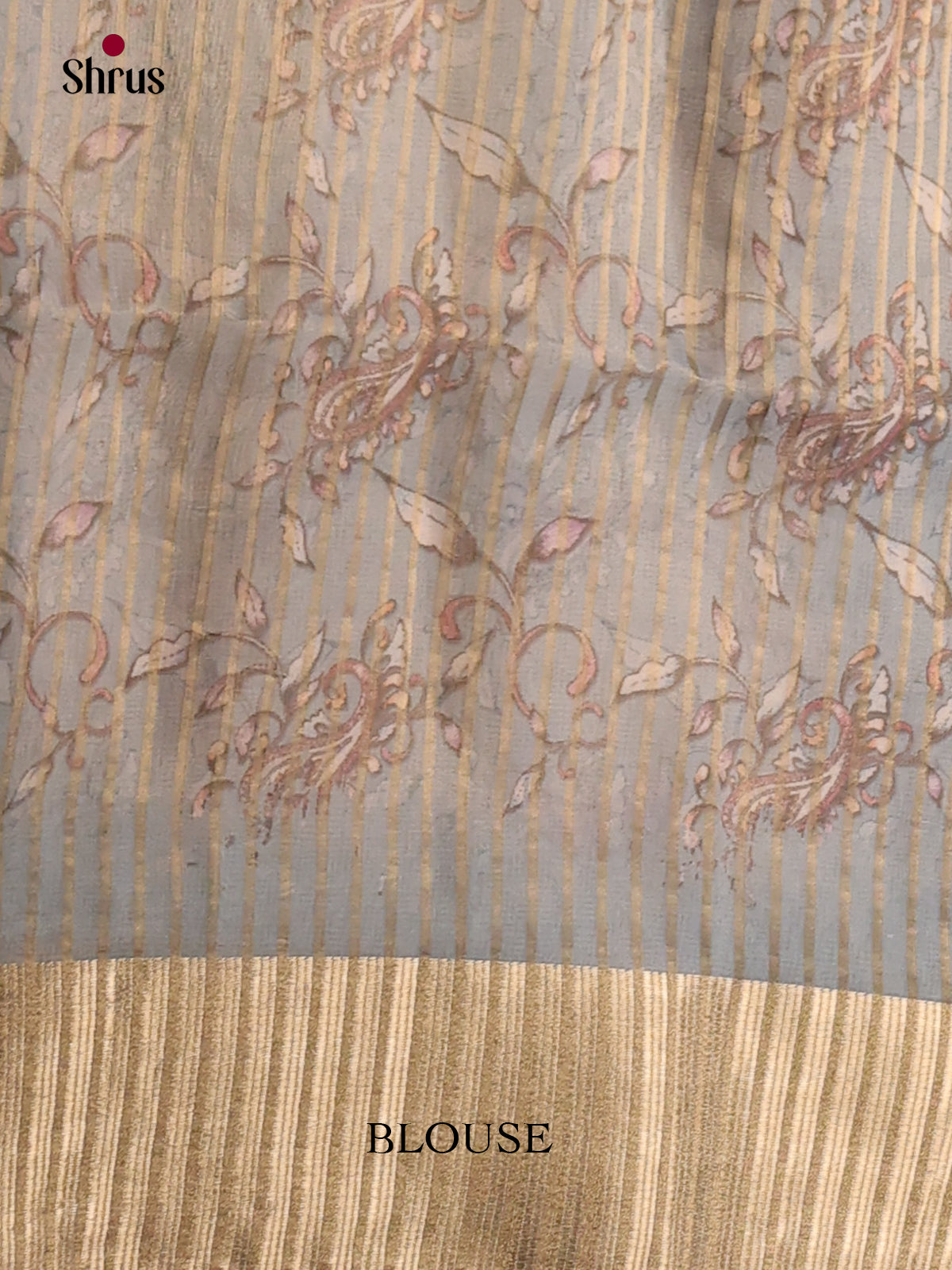 Light Blue - Semi Organza Saree - Shop on Shrus.com