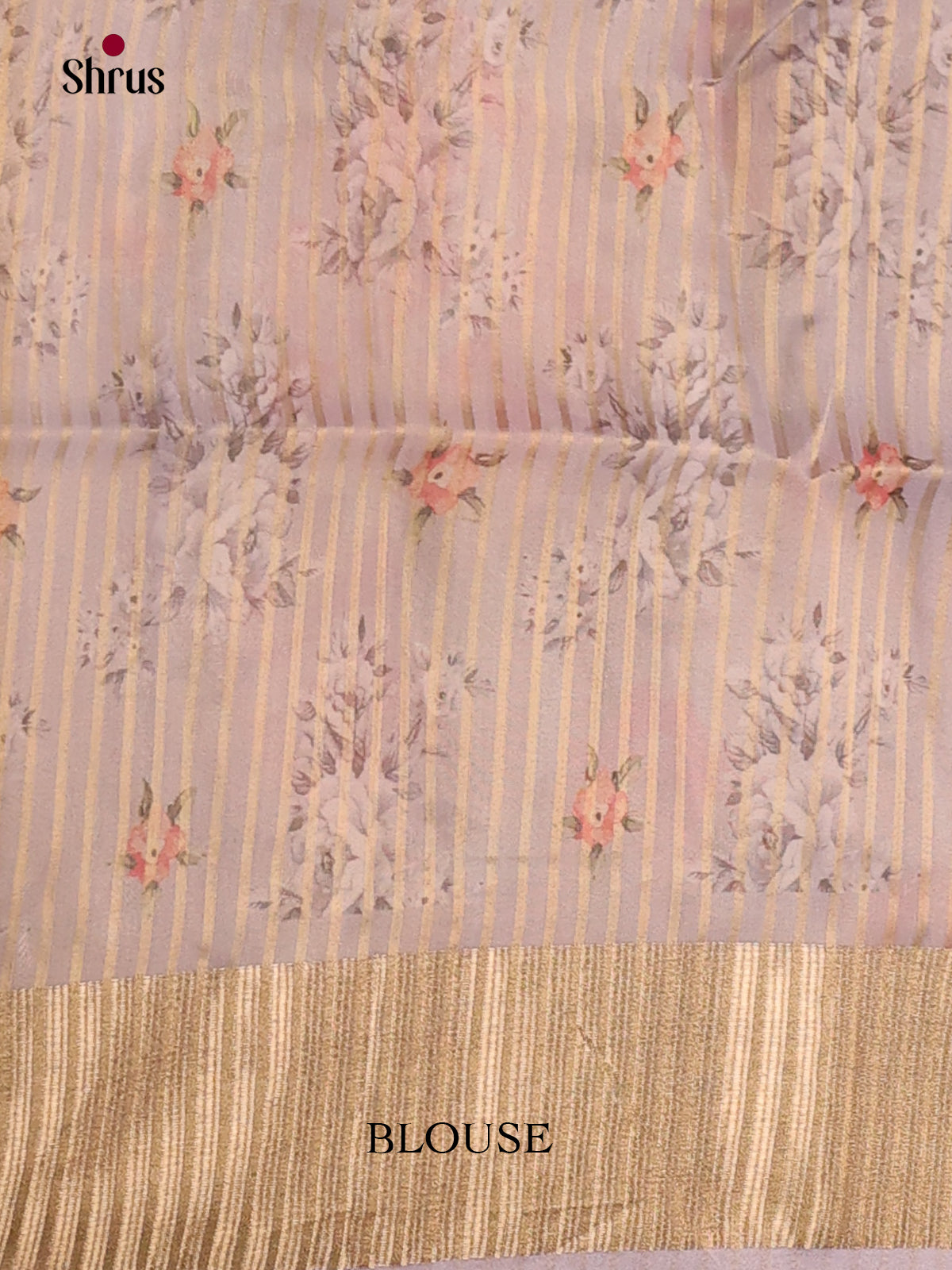Mild Lavender - Semi Organza Saree