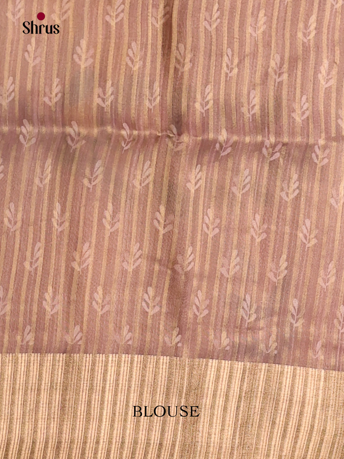 Dusty Pink  - Semi Organza Saree - Shop on Shrus.com