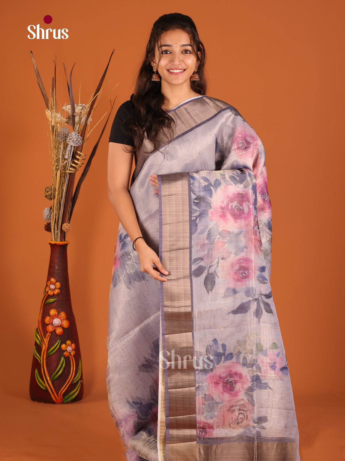 DHS25652 - Semi Organza Saree