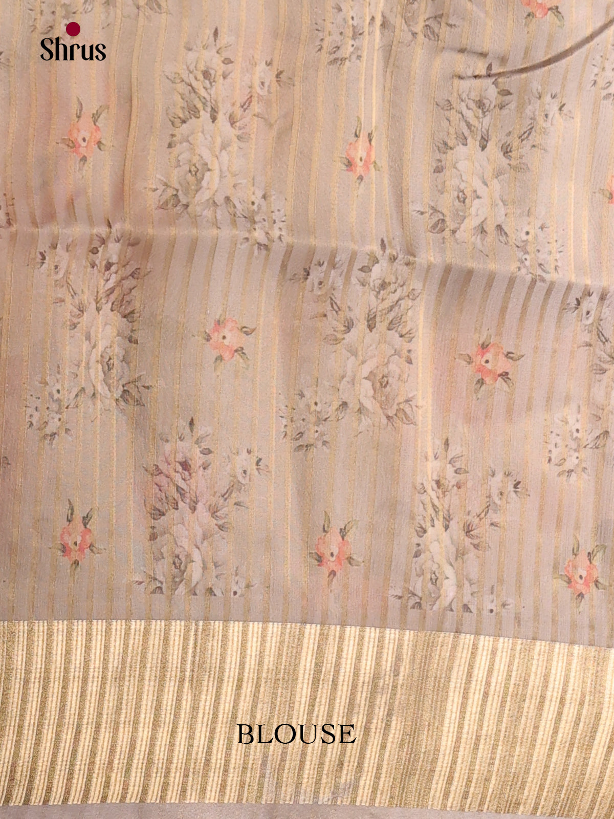 Grey - Semi Organza Saree