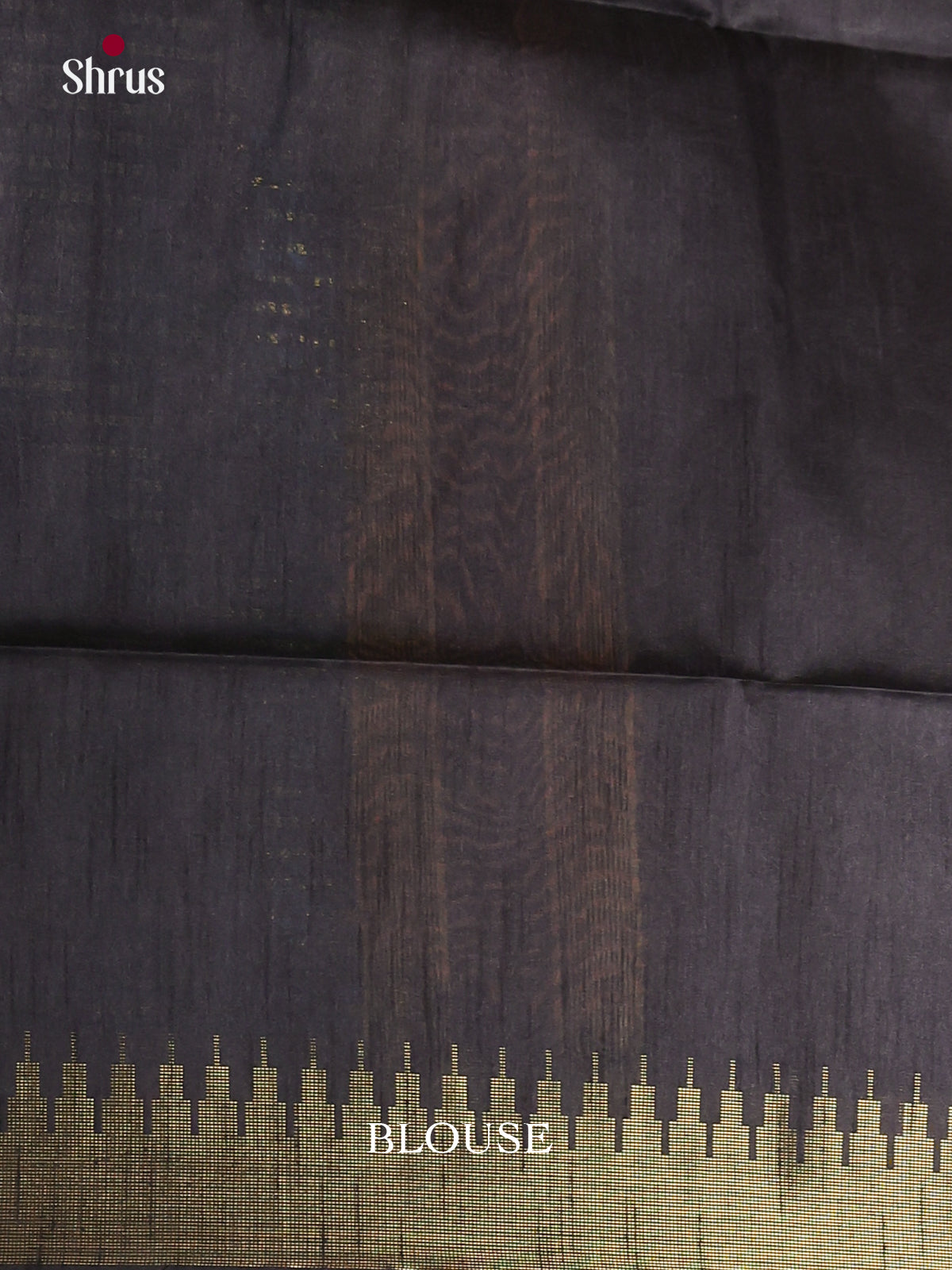 Blue  - Semi Rawsilk Saree