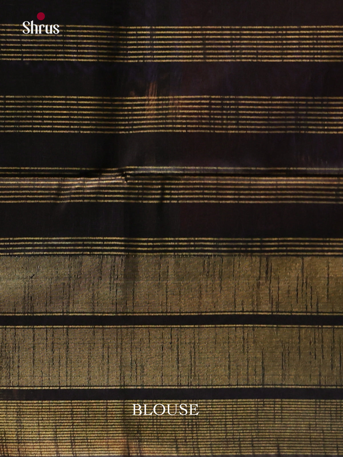 Pink & Black - Semi Rawsilk Saree - Shop on Shrus.com