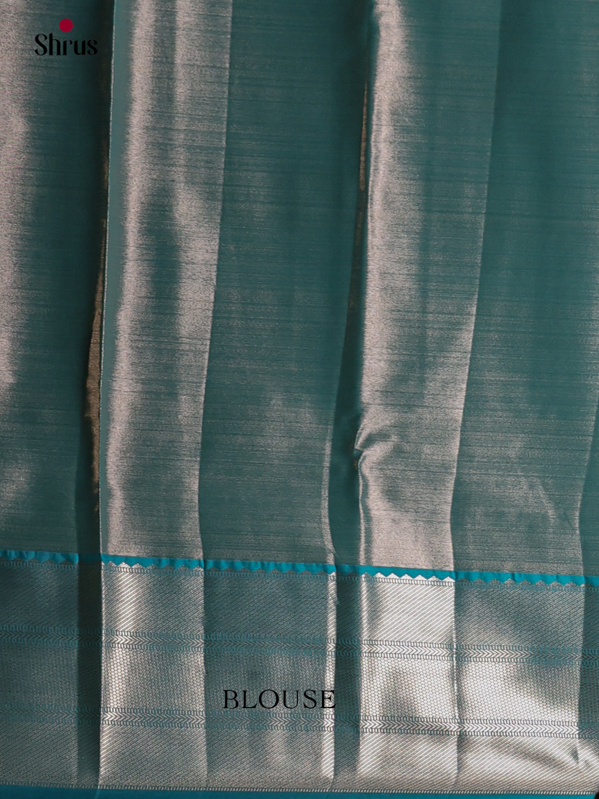 Grey & Blue - Kanchipuram-halfpure Saree - Shop on Shrus.com