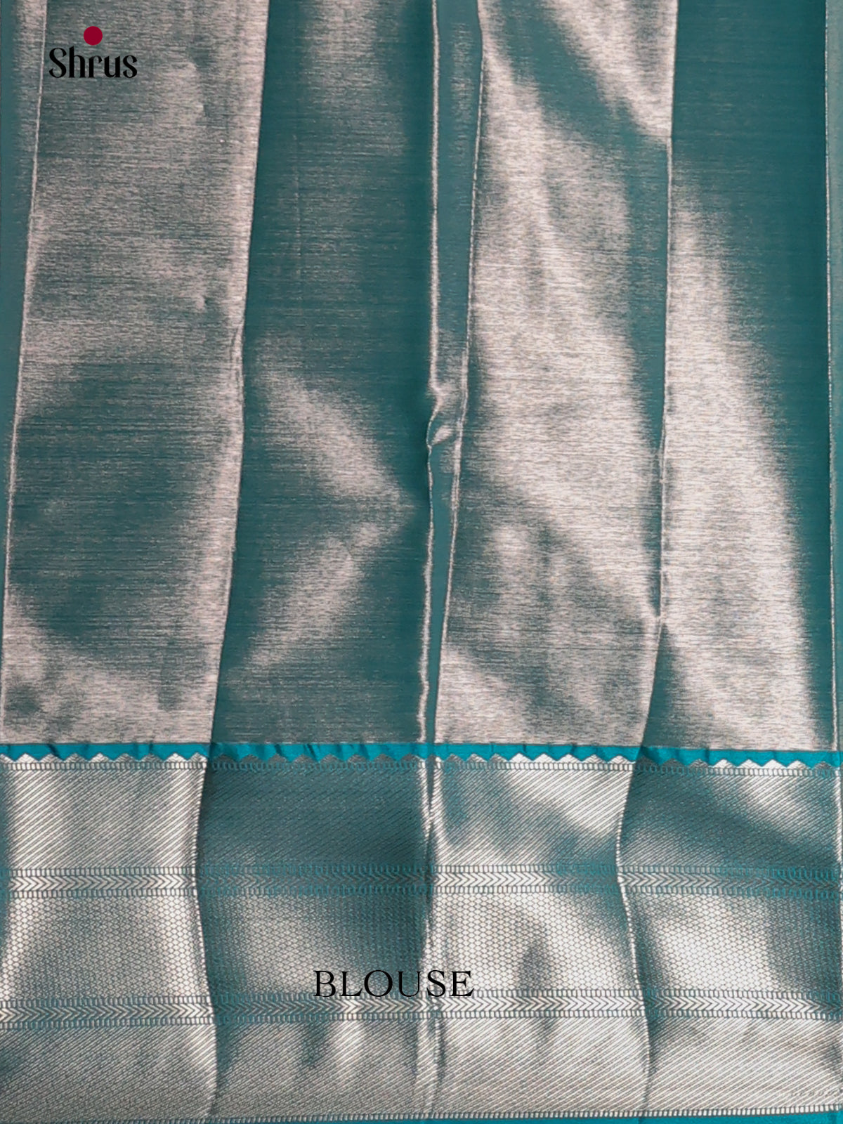 Onion Pink & Blue - Kanchipuram-halfpure Saree - Shop on Shrus.com