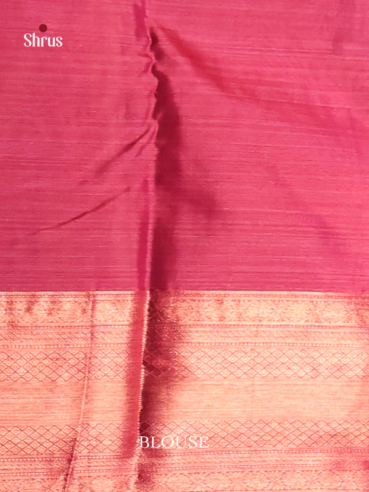 Double Shaded Brick & Maroon - Kanchipuram-halfpure Saree - Shop on Shrus.com
