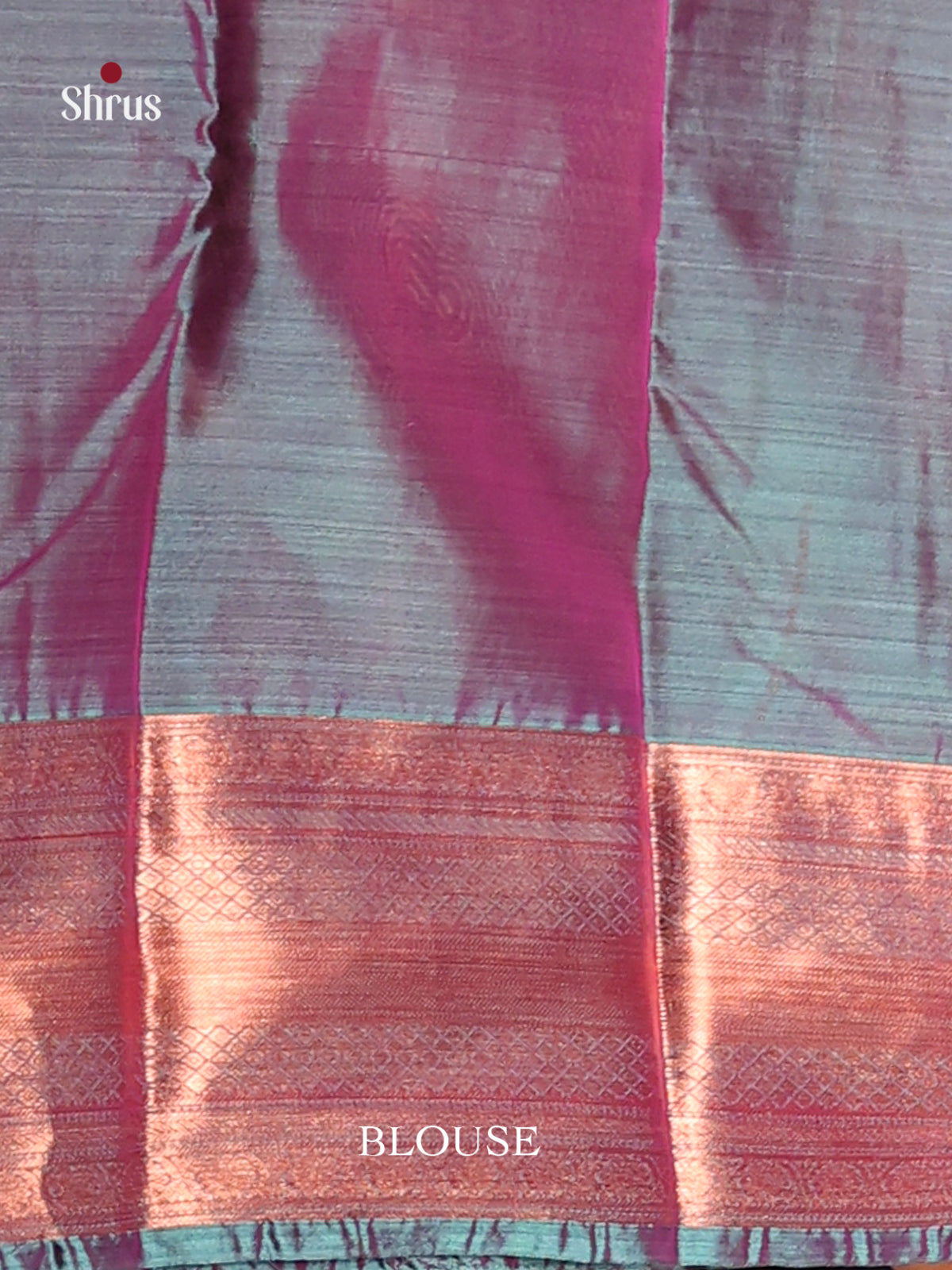 Forest design Kanchipuram halfpure Saree 2