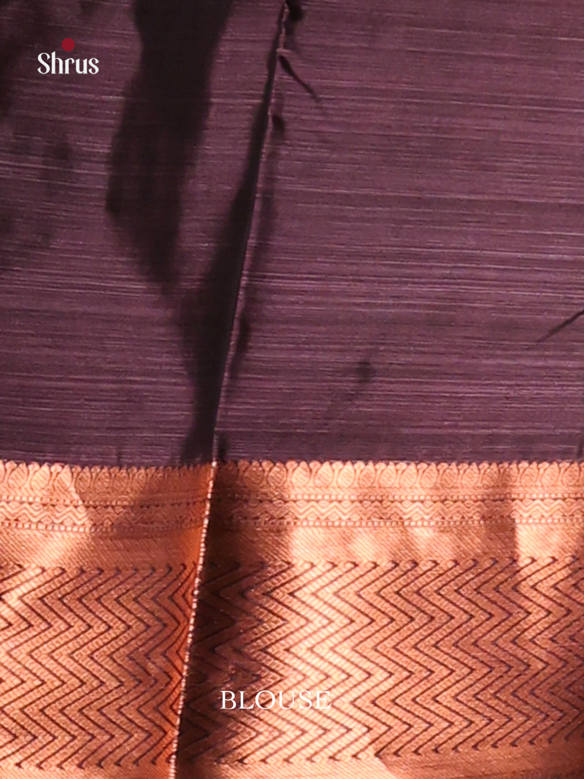 Grey & Maroon - Kanchipuram-halfpure Saree - Shop on Shrus.com