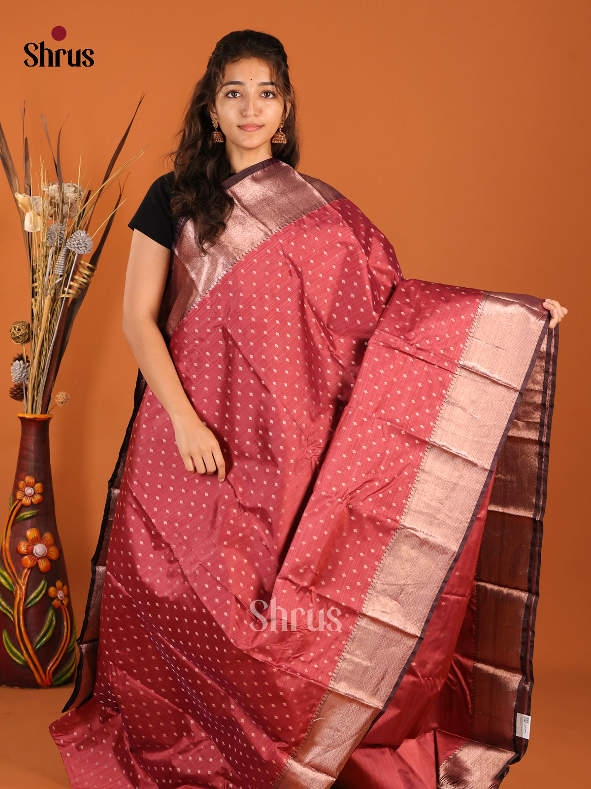 Asthetic Kanchipuram-halfpure Saree 1