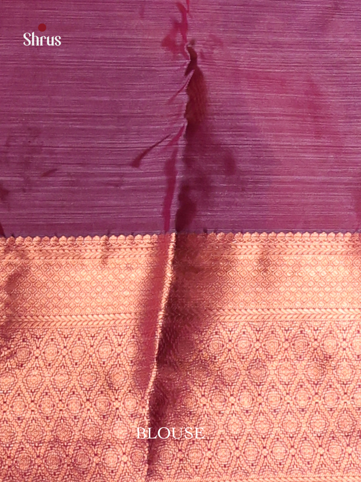 Pink & Purple - Kanchipuram-halfpure Saree - Shop on Shrus.com