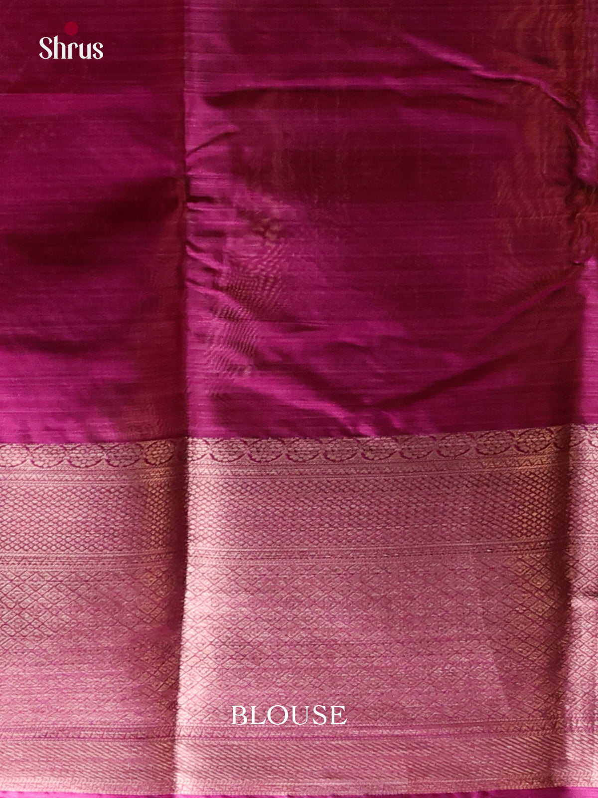 Mustard & Purple - Kanchipuram-halfpure Saree 2