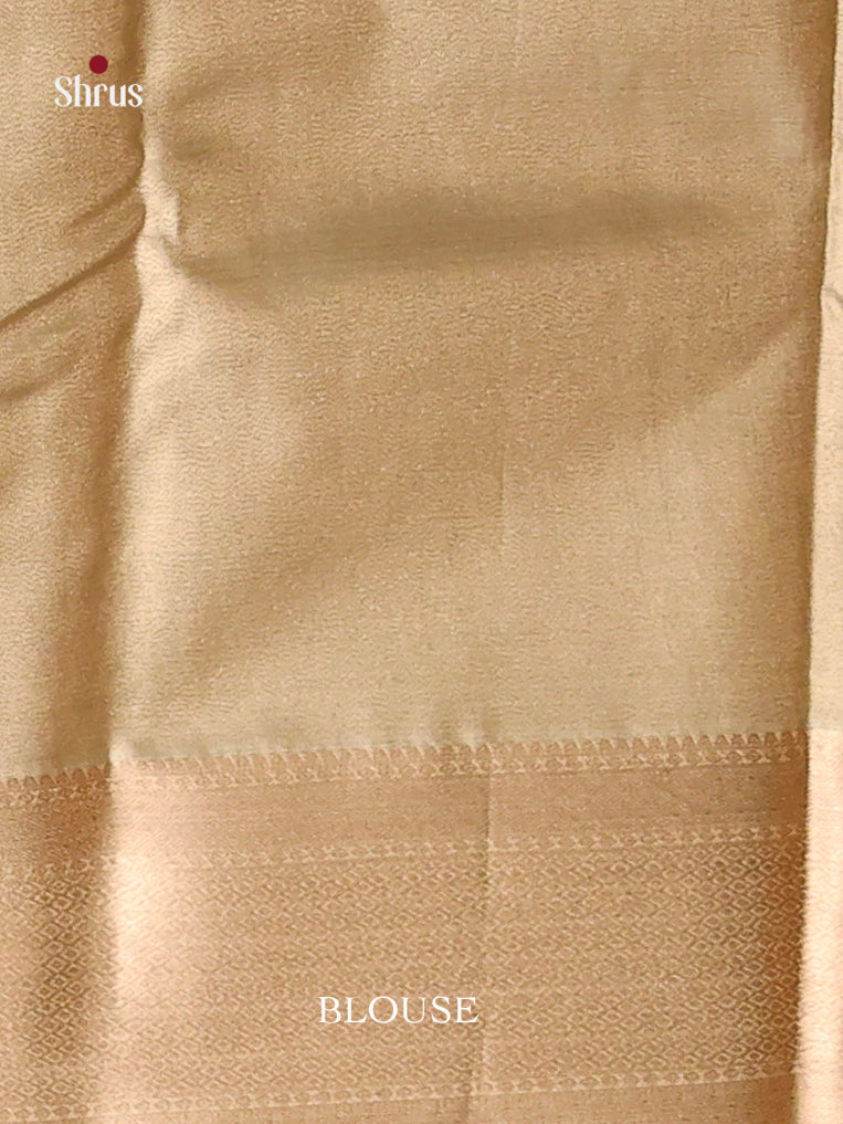  Green Golden Kanchipuram-halfpure Saree 1