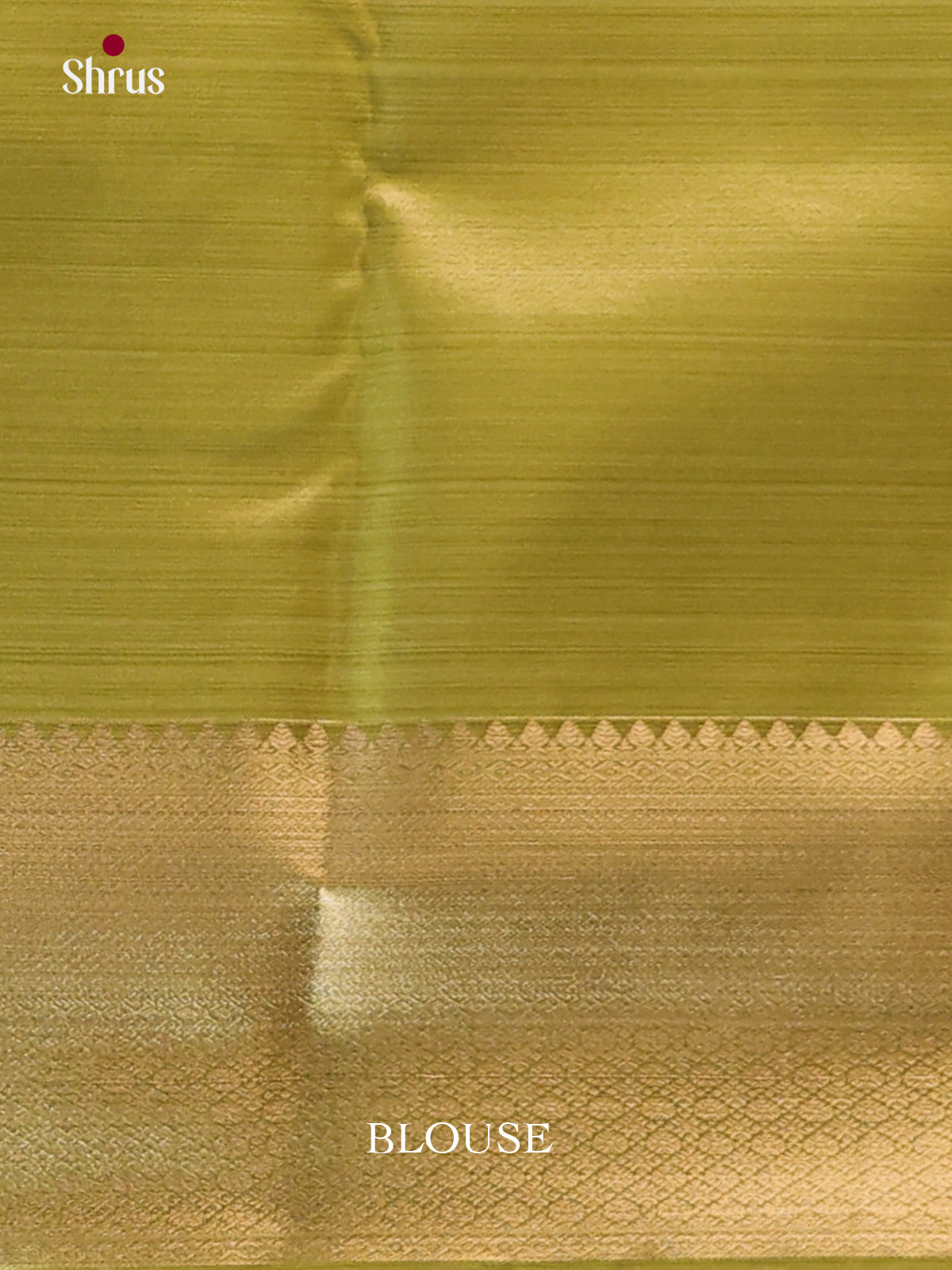 Light Green & Blue - Kanchipuram-halfpure Saree 1