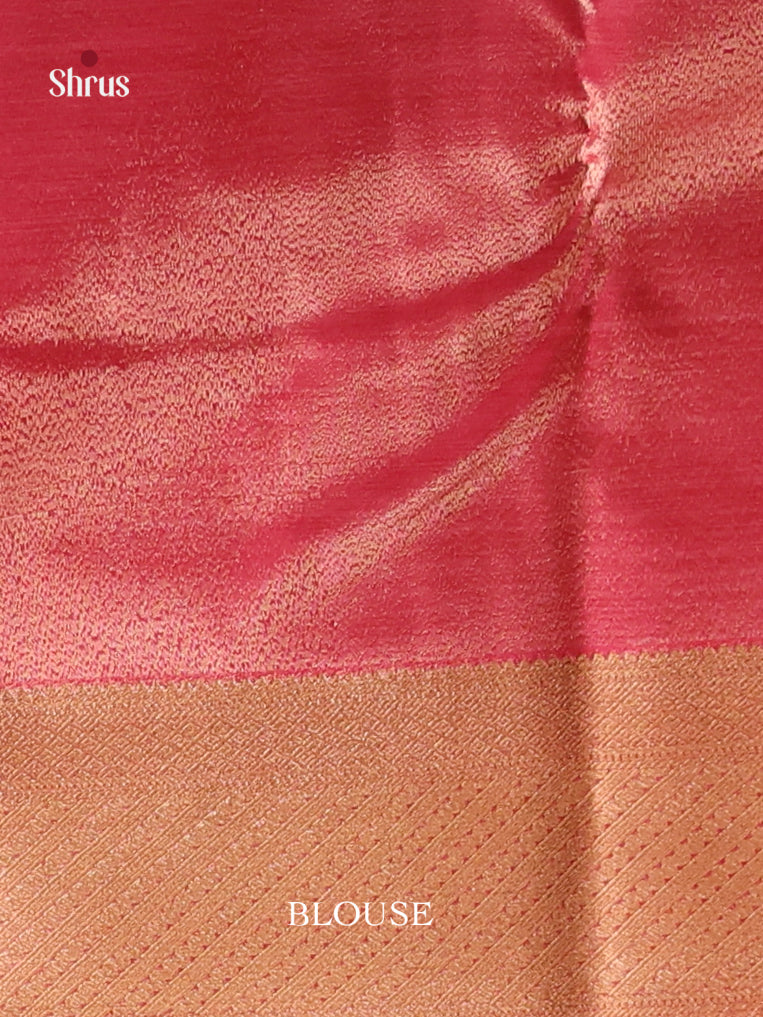 Pink Kanchipuram-halfpure Saree 1