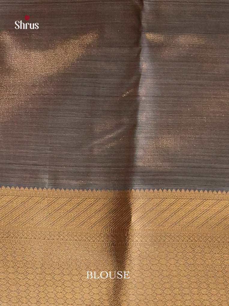 white designed Kanchipuram-halfpure Saree 1