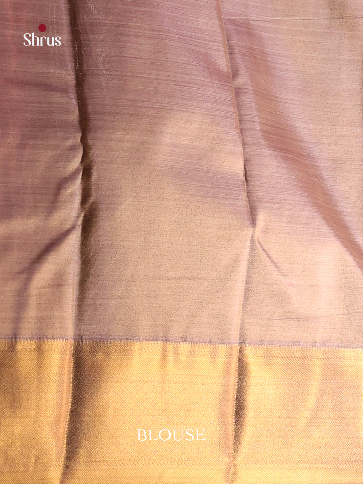 pinkish designed Kanchipuram-halfpure Saree 1
