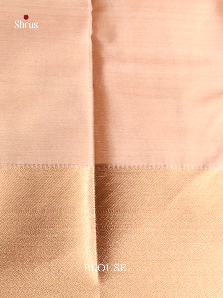 golden designed Kanchipuram-halfpure Saree 1
