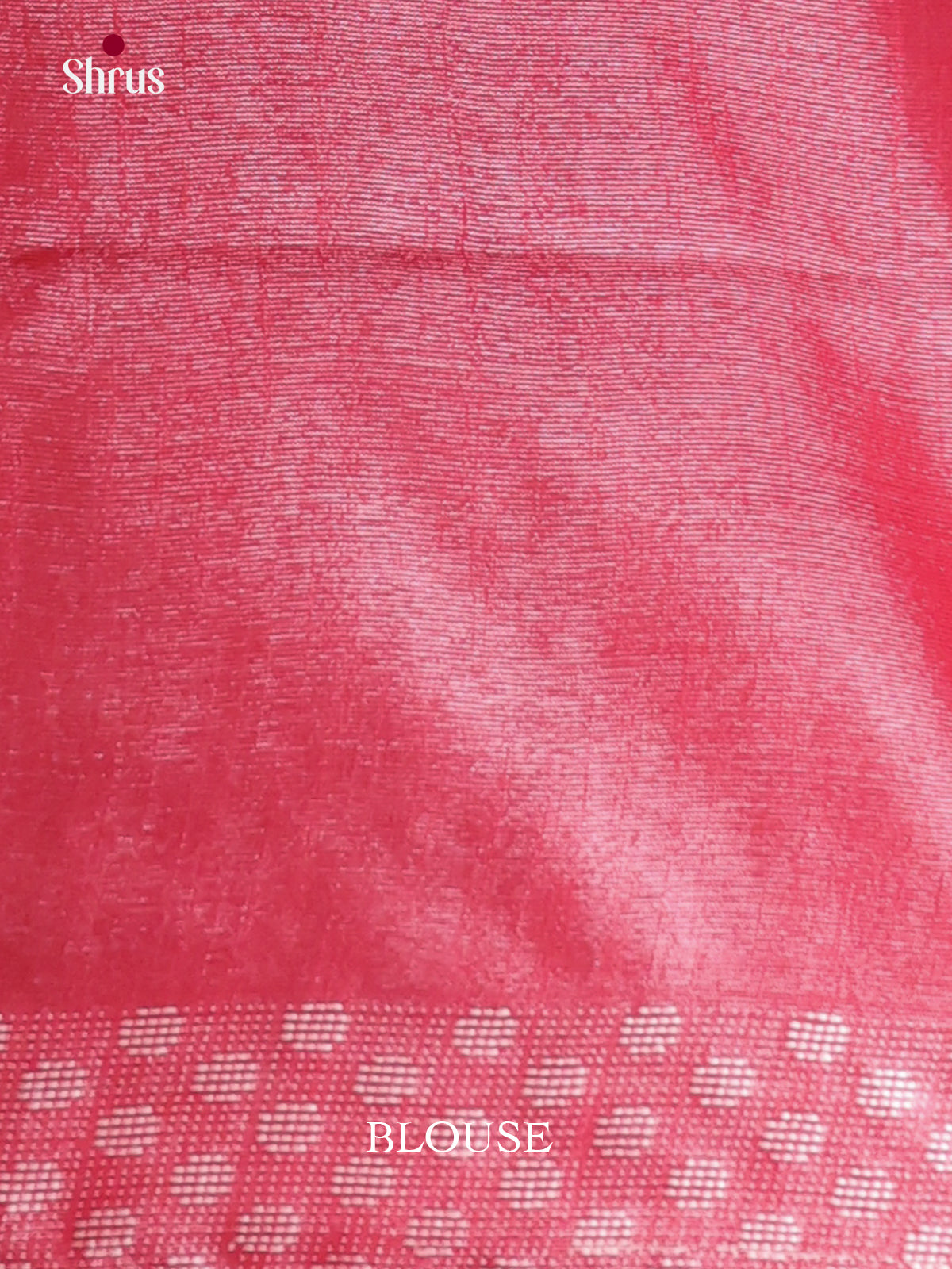 Pink - Semi Tissue Saree