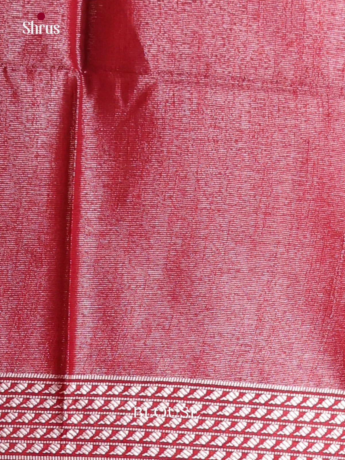 Red- Semi Tissue Saree