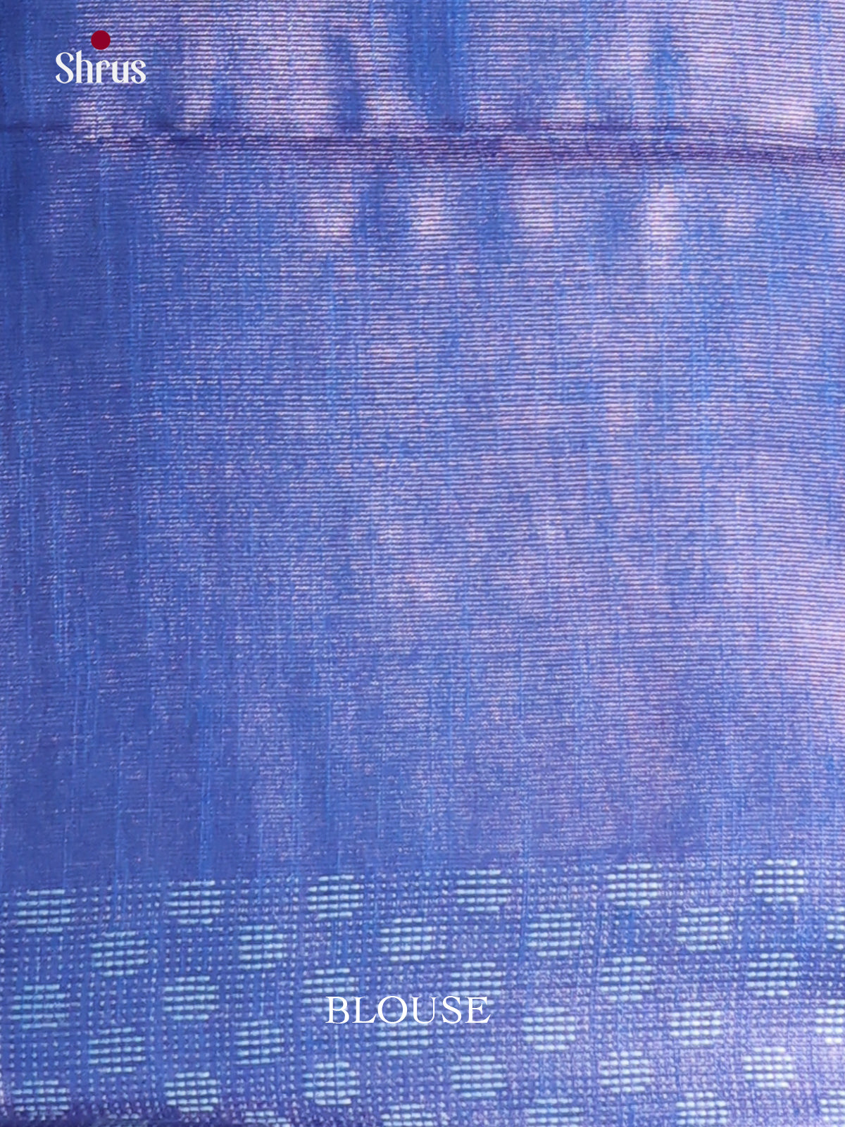 Blue - Semi Tissue Saree