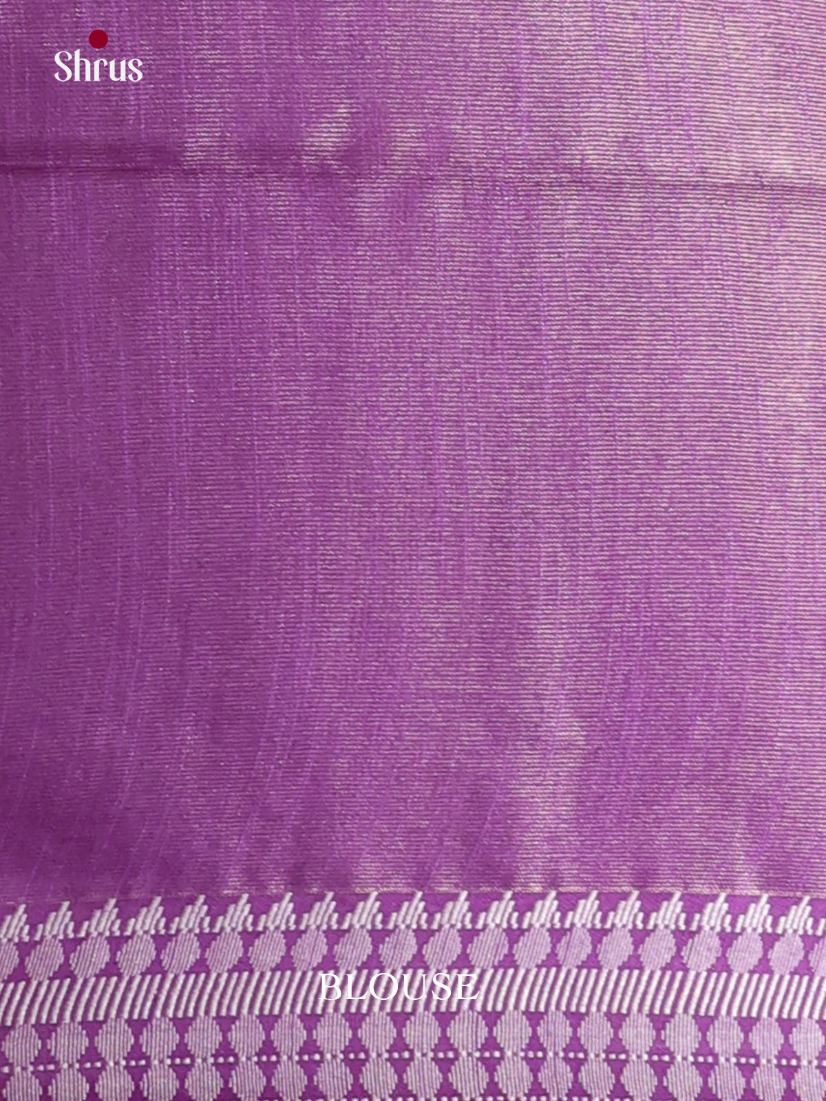 Purple - Semi Tissue Saree