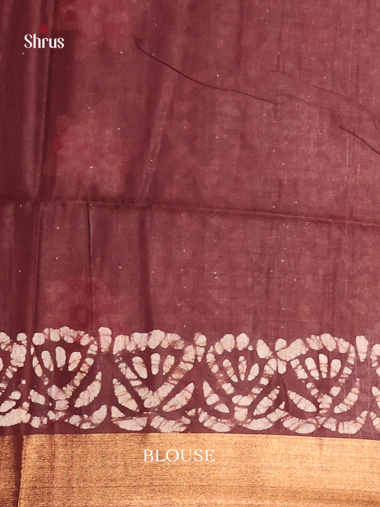 Maroon - Bhatik Saree