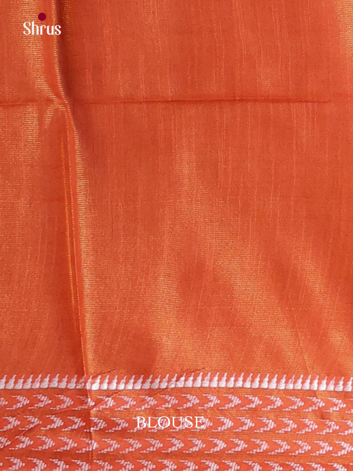 orange - Semi Tissue Saree