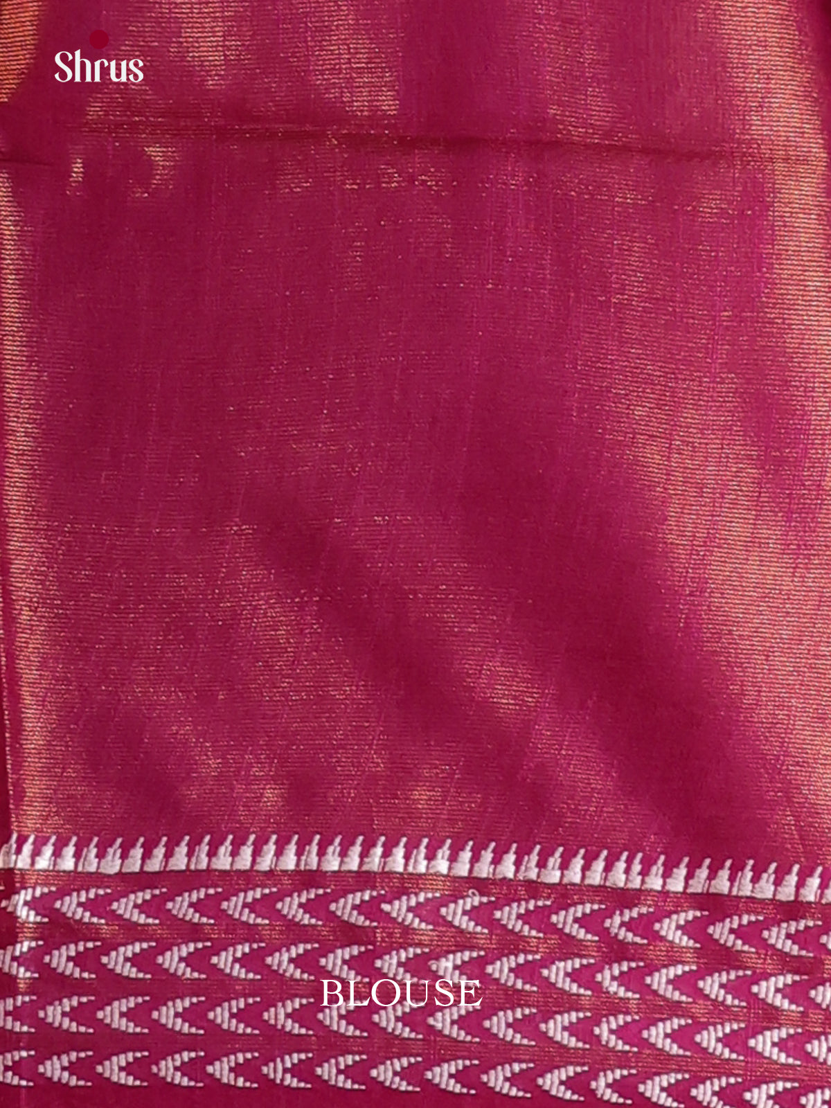 Maroon - Semi Tissue Saree