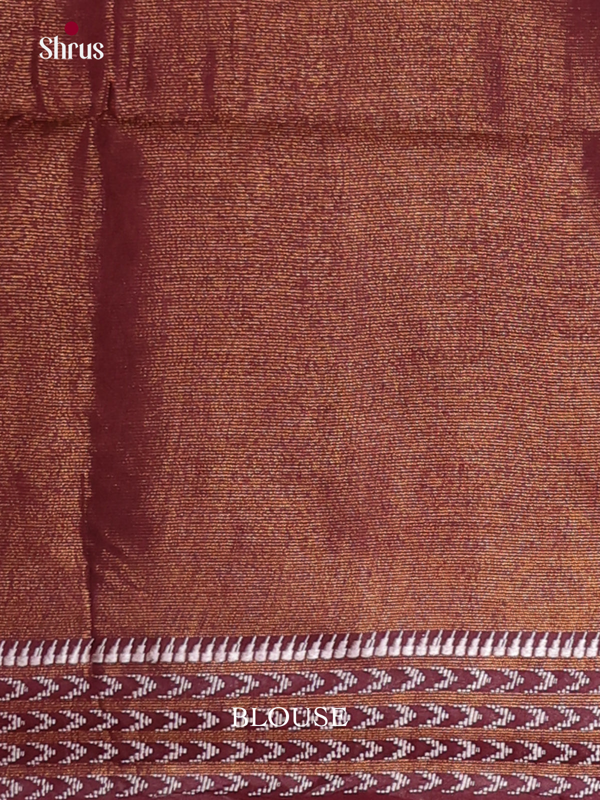 Maroon  - Semi Tissue Saree