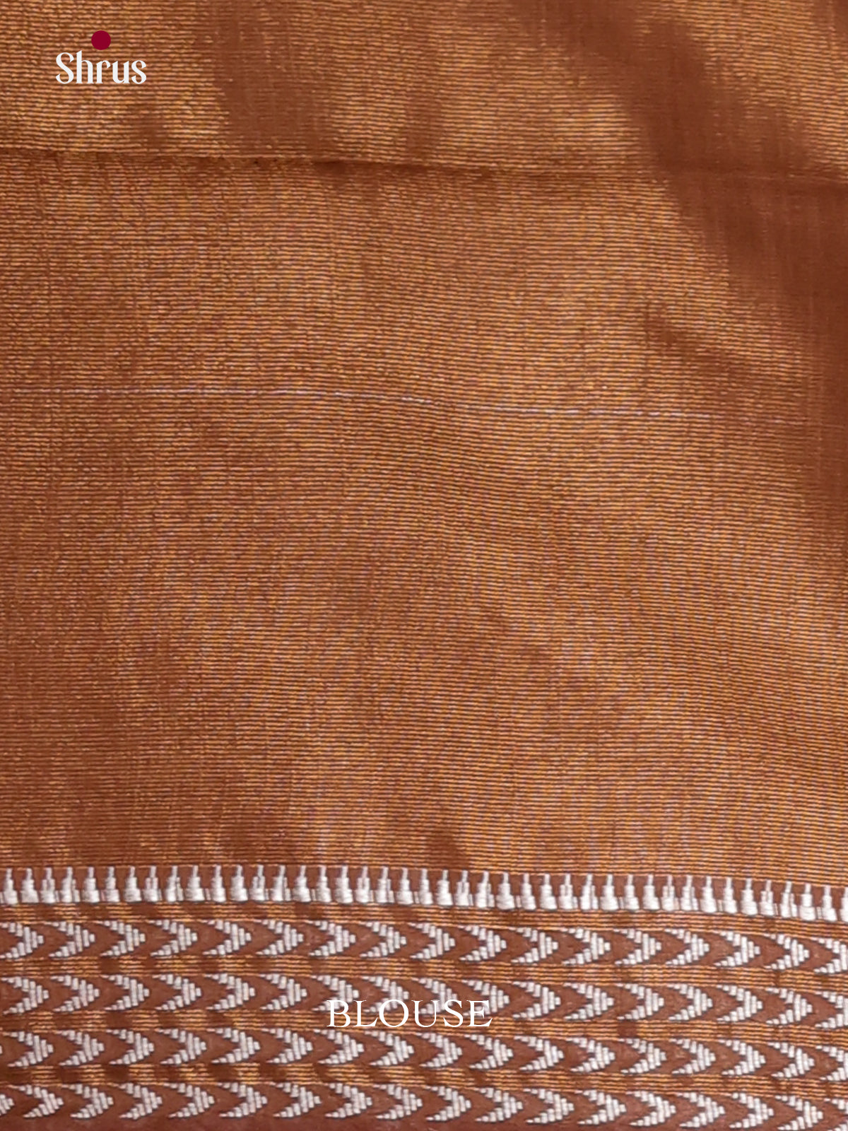Brown  - Semi Tissue Saree